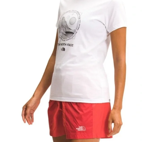 The North Face women’s windwall outline shorts horizon red Size Medium, New! - Picture 14 of 16